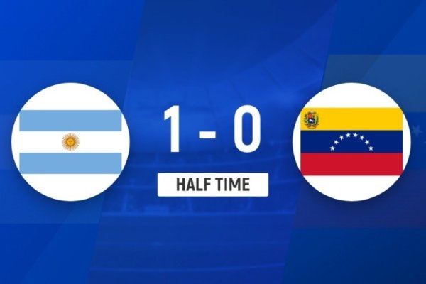 Halftime - Argentina 1-0 Venezuela Spider hỗ trợ Messi ghi một cú đánh lừa Argentina mất gần 80% bón