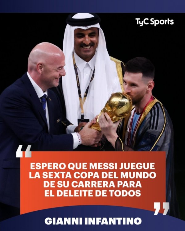 Infantino: Tôi hy vọng Messi